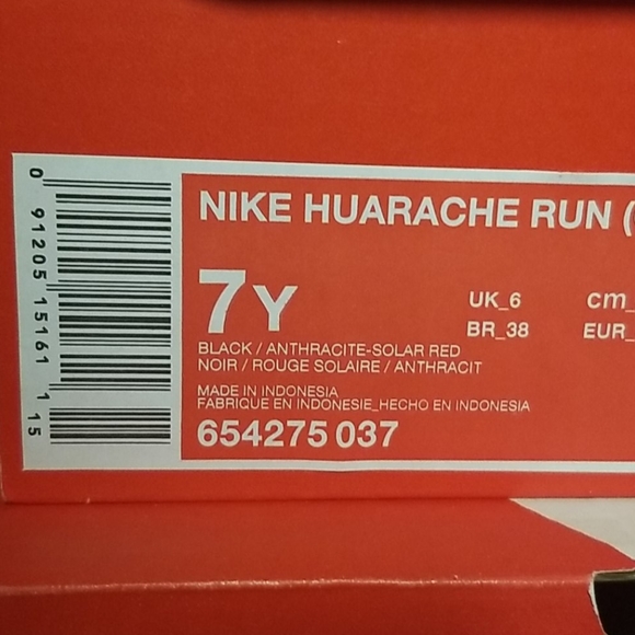 Nike Huarache Run (GS) 654275 037 - Picture 7 of 8